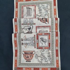 Ράνερ Τραπεζιού με Αρχαιοελληνικό Θέμα 40x100cm