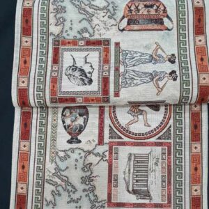 Ράνερ Τραπεζιού με Αρχαιοελληνικό Θέμα 40x100cm