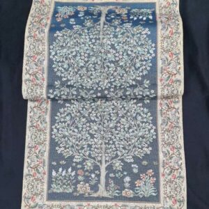 Ράνερ Τραπεζιού Δέντρο σε Μπλε Φόντο 43x140cm