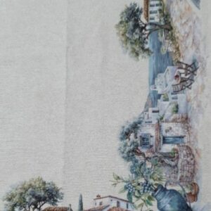 Καρεδάκι Τραπεζιού Καλοκαίρι στην Ακρογιαλιά 100x100cm