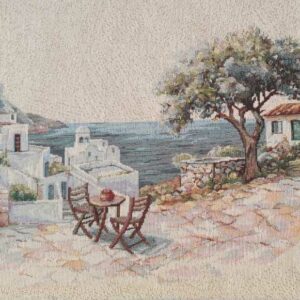 Καρεδάκι Τραπεζιού Καλοκαίρι στην Ακρογιαλιά 140χ140cm