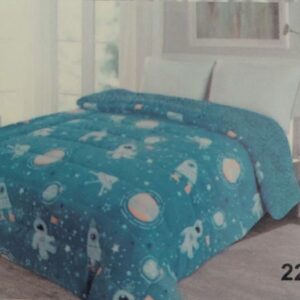Κουβέρτα Flannel με Sherpa Διάστημα 150x200cm