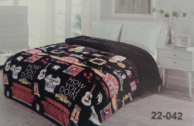 22-042 Κουβέρτα Flannel με Sherpa 150x200cm Κωδ. 22-042
