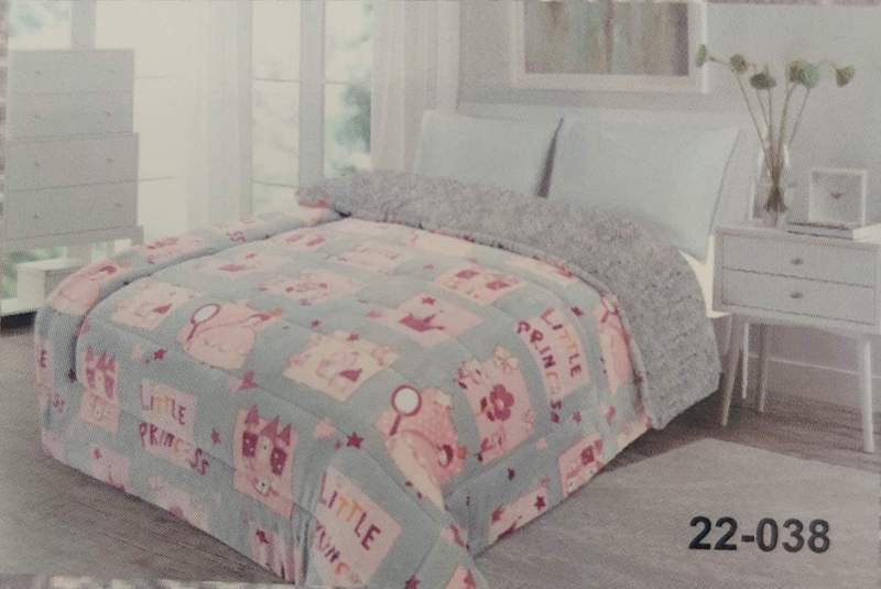 22038 Κουβέρτα Flannel με Sherpa Ουράνιο Τόξο Μονό 150x200cm Κωδ. 22-038