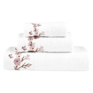 Cherry Blossom Σετ Πετσέτες 3τμχ 70x140cm / 50x90cm / 30x52cm