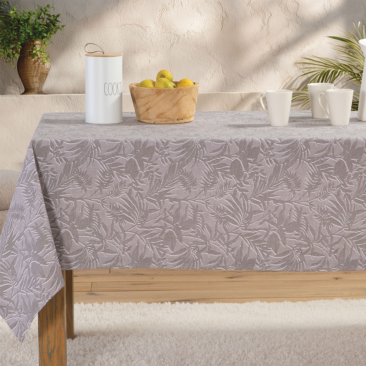 038258 Nef-Nef Homeware Dazier Αλέκιαστο Τραπεζομάντηλο 140x240cm