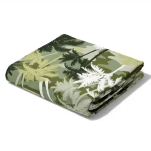 BOREA Πετσέτα Θαλάσσης Microfiber Quick Dry Palm Tree Λαδί 90x180cm
