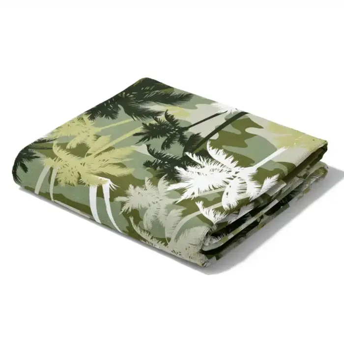 041507069261 BOREA Πετσέτα Θαλάσσης Microfiber Quick Dry Palm Tree Λαδί 90x180cm