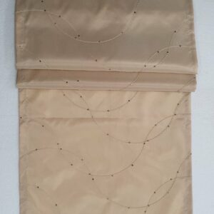 Ράνερ Τραπεζιού Εκρού με Παγιέτες 40x126cm