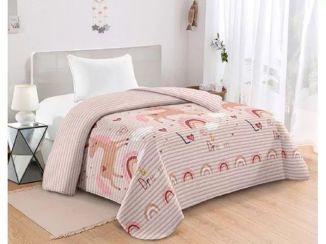 872156 Adam Home Unicorn Κουβερλί Μονό 160x220cm