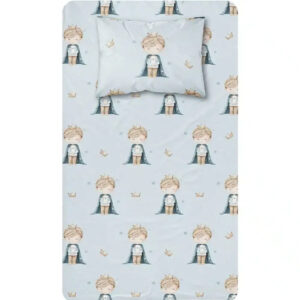BOREA Little King Σετ Σεντόνια Μονά Βαμβακερά Πετρόλ 160x240cm 2 Τεμαχίων