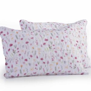 Nef-Nef Merida Rose Μαξιλαροθήκες Σετ 2 Τεμαχίων 52x72cm Floral