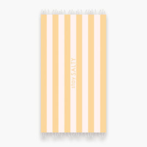 Nef-Nef Homeware Smooth Yellow Πετσέτα Θαλάσσης - Παρεό 90x170cm