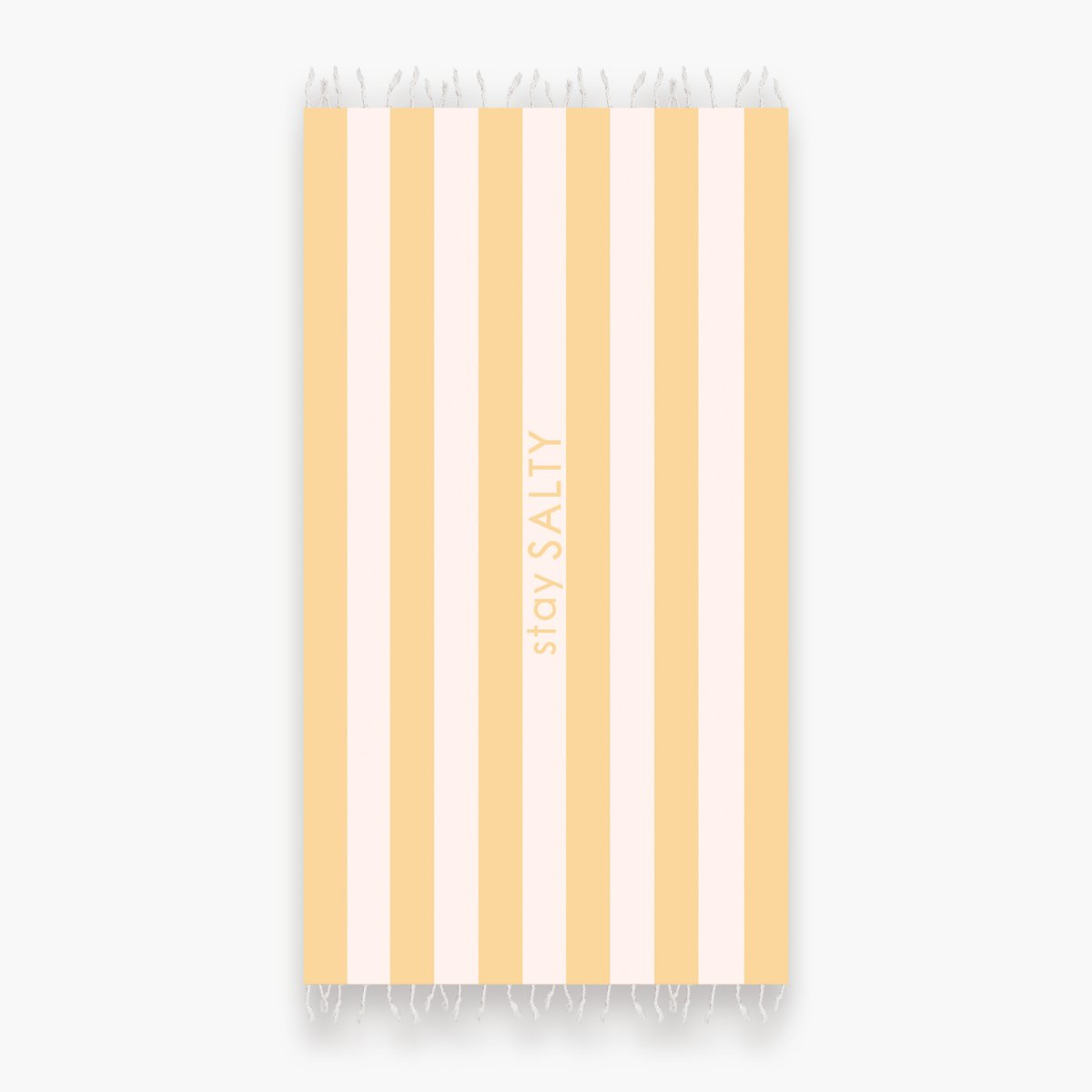 039989-1 Nef-Nef Homeware Smooth Yellow Πετσέτα Θαλάσσης - Παρεό 90x170cm
