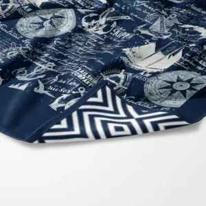 Borea Quick Dry Nautical Πετσέτα Θαλάσσης Microfiber 90χ180