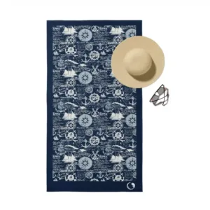 Borea Quick Dry Nautical Πετσέτα Θαλάσσης Microfiber 90χ180