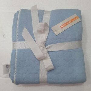 CUTE STAR Καλοκαιρινή Κουβέρτα Διπλής Όψης Blue 110x150cm 80% Βαμβάκι - 20% Πολυεστέρας
