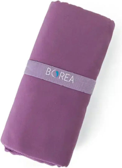 041511104270 BOREA Πετσέτα Σώματος Microfiber Μωβ 80x160cm