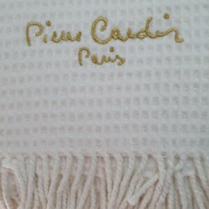 PIERRE CARDIN Ριχτάρι – Κουβέρτα Καναπέ Εκρού 140x180cm 50% Βαμβάκι - 50% Ακρυλικό