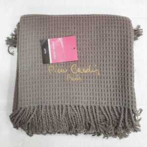 PIERRE CARDIN Ριχτάρι – Κουβέρτα Καναπέ Γκρι 140x180cm 50% Βαμβάκι - 50% Ακρυλικό