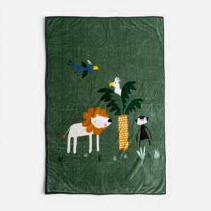 Κουβέρτα Παιδική Jungle Mania Nef-Nef Homeware Green 160x220cm