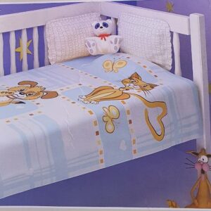 Κουβέρτα Κούνιας Dormina Blue 85% Acrylic 15% Polyester 110x140cm