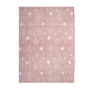 Φωσφοριζέ Κουβέρτα Fleece Κούνιας Nef-Nef Homeware Junior Starlight Pink 110x150cm
