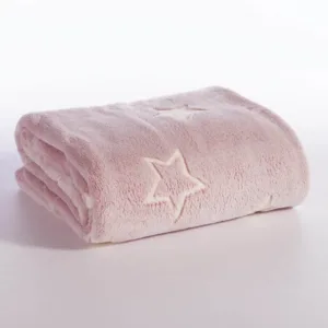 Φωσφοριζέ Κουβέρτα Fleece Κούνιας Nef-Nef Homeware Junior Starlight Pink 110x150cm