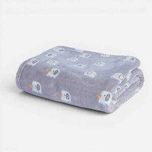 Βρεφική Κουβέρτα Fleece Αγκαλιάς Elephants Grey Nef-Nef Homeware 110x150cm