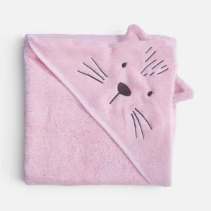 Βρεφική Κάπα Nef-Nef Cats Are Perfect Lotus Pink 100% Βαμβάκι 75x75cm