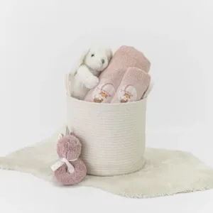 Σετ Πετσέτες 2 Τεμαχίων Cutiepies Πούδρα Borea 100% Βαμβάκι