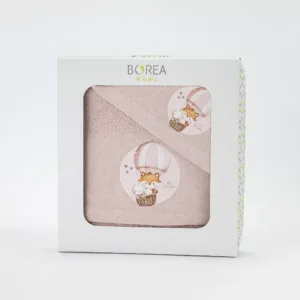 Σετ Πετσέτες 2 Τεμαχίων Cutiepies Πούδρα Borea 100% Βαμβάκι