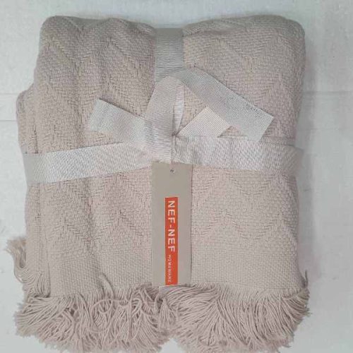 NEF-NEF Tenter Ecru Blue Καλοκαιρινή Κουβέρτα 110x150cm 017022
