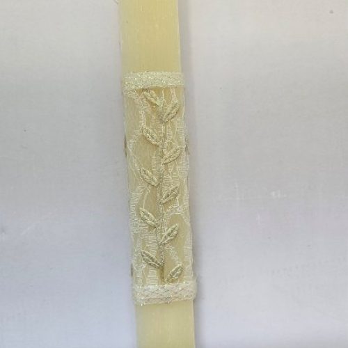 Πασχαλινή Λαμπάδα με Χρυσό Κλαδί Ελιάς 29εκ