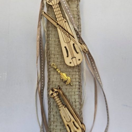 Πασχαλινή Λαμπάδα με Λύρες 29εκ