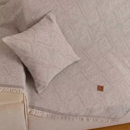 BOREA Bari Ριχτάρι Σενίλ Πολυθρόνας Σπαγγί 180x180cm