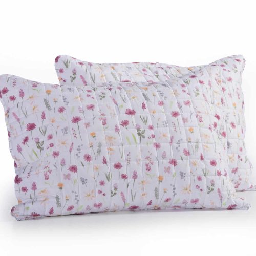 Nef-Nef Merida Rose Μαξιλαροθήκες Σετ 2 Τεμαχίων 52x72cm Floral
