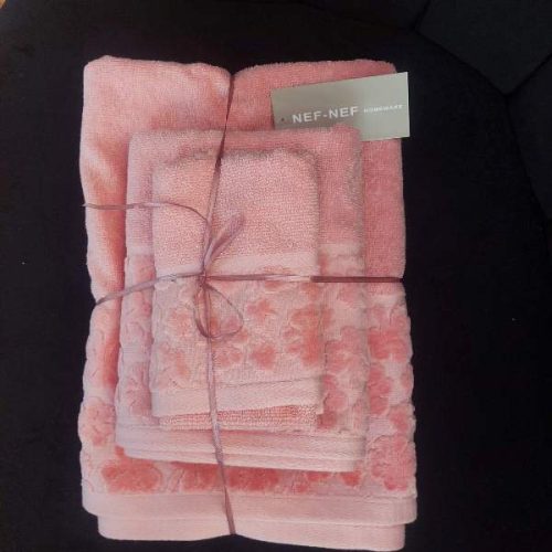 Nef-Nef Σετ Πετσέτες 3 Τεμαχίων Sierra Rose