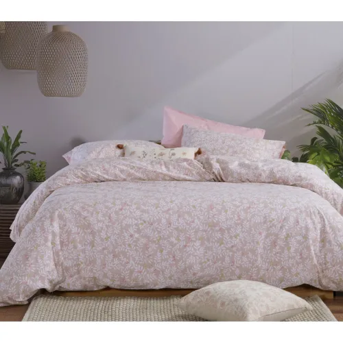 Σετ Υπέρδιπλα Σεντόνια Cylia Beige Nef-Nef
