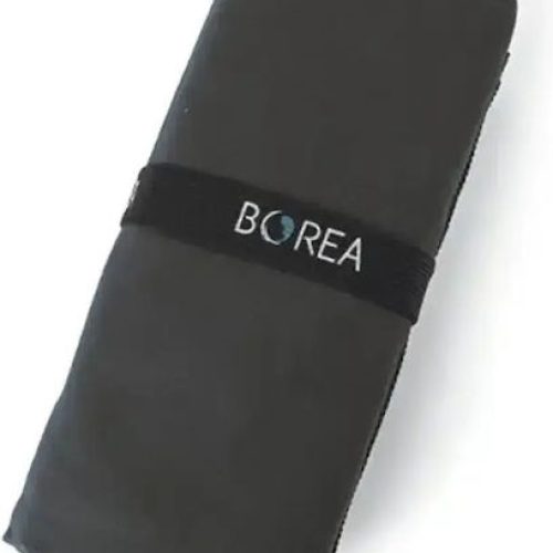 BOREA Πετσέτα Σώματος Microfiber Μαύρη 80x160cm
