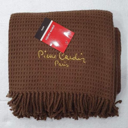 Ριχτάρι – Κουβέρτα Καναπέ PIERRE CARDIN Καφέ 140x180cm 50% Βαμβάκι - 50% Ακρυλικό