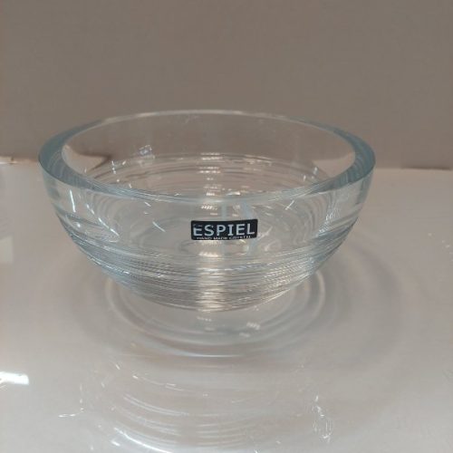 Μπωλ Κρυστάλλινο Στρογγυλό Διάφανο 20εκ – Ύψος 10εκ Espiel