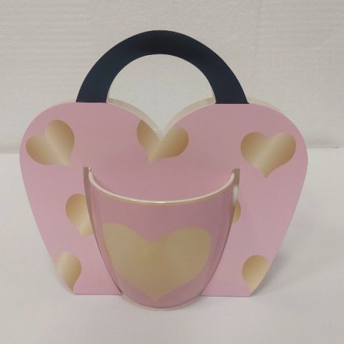 κούπα πορσελάνης, ροζ κούπα, κούπα δώρου, συσκευασία δώρου, κούπα καφέ