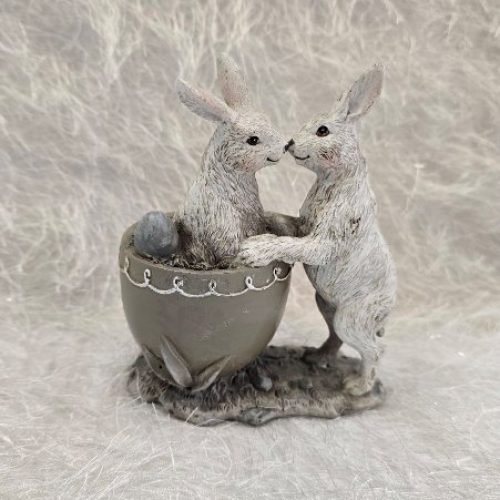 Ζευγάρι Λαγών σε Φλιτζάνι