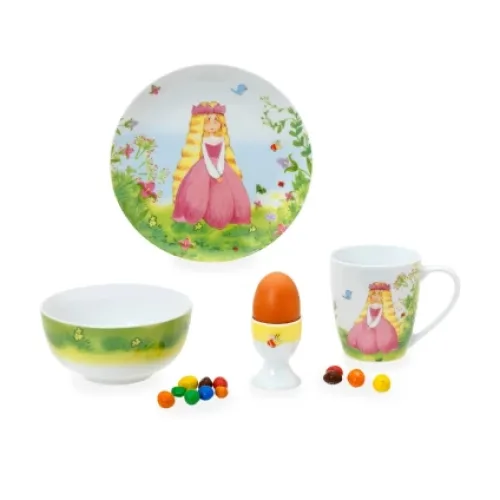 Σετ Παιδικού Φαγητού για Κορίτσια “Φραουλίτσα” 5 Τεμαχίων