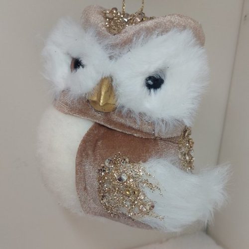 Χριστουγεννιάτικο Στολίδι Κουκουβάγια Κρεμαστή