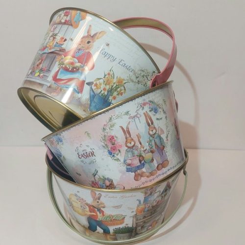 Μεταλλικά Πασχαλινά Καλαθάκια για Αυγά 10x19εκ