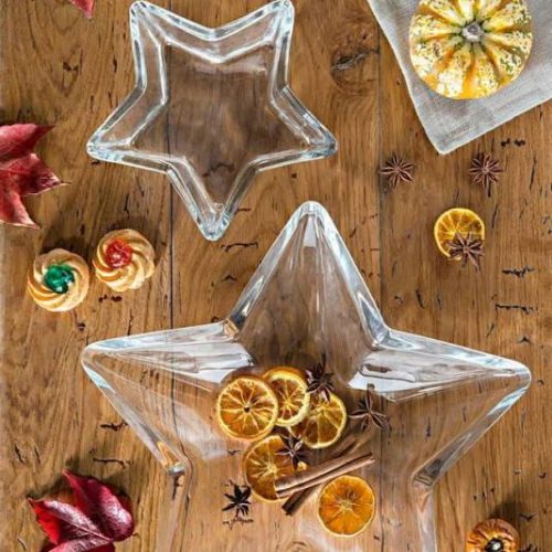 Πιατέλα Διάφανη σε Σχήμα Αστεριού