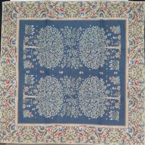 Τραπεζοκαρέ Δέντρο σε Μπλε Φόντο 140x140cm