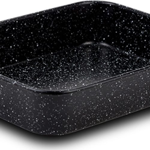 Nava Nature Ταψί Ορθογώνιο Αλουμινίου με Επίστρωση Πέτρας 24x26x8εκ